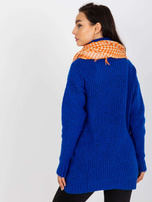 Hurt Pomarańczowo-beżowa chusta arafatka z frędzlami 