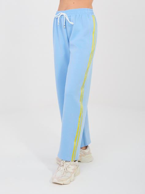 Jasnoniebieski dwuczęściowy komplet z bluzą z kapturem RUE PARIS