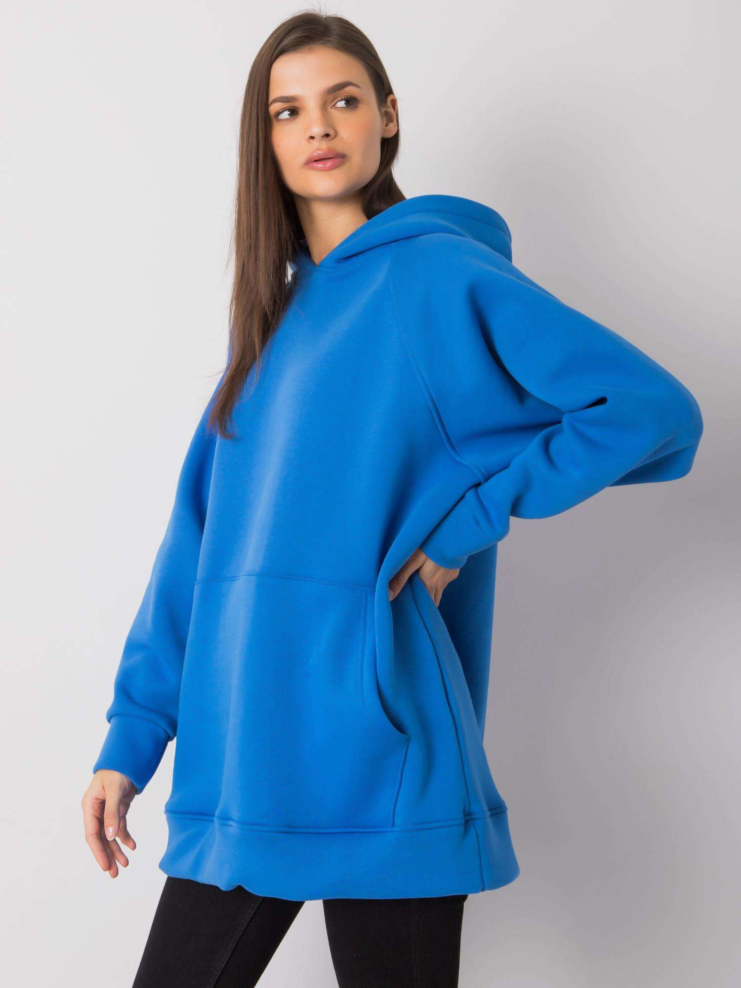 Dark blue women's hoodie Selita.