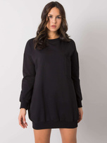 Czarna sukienka z kieszenią Hanely RUE PARIS