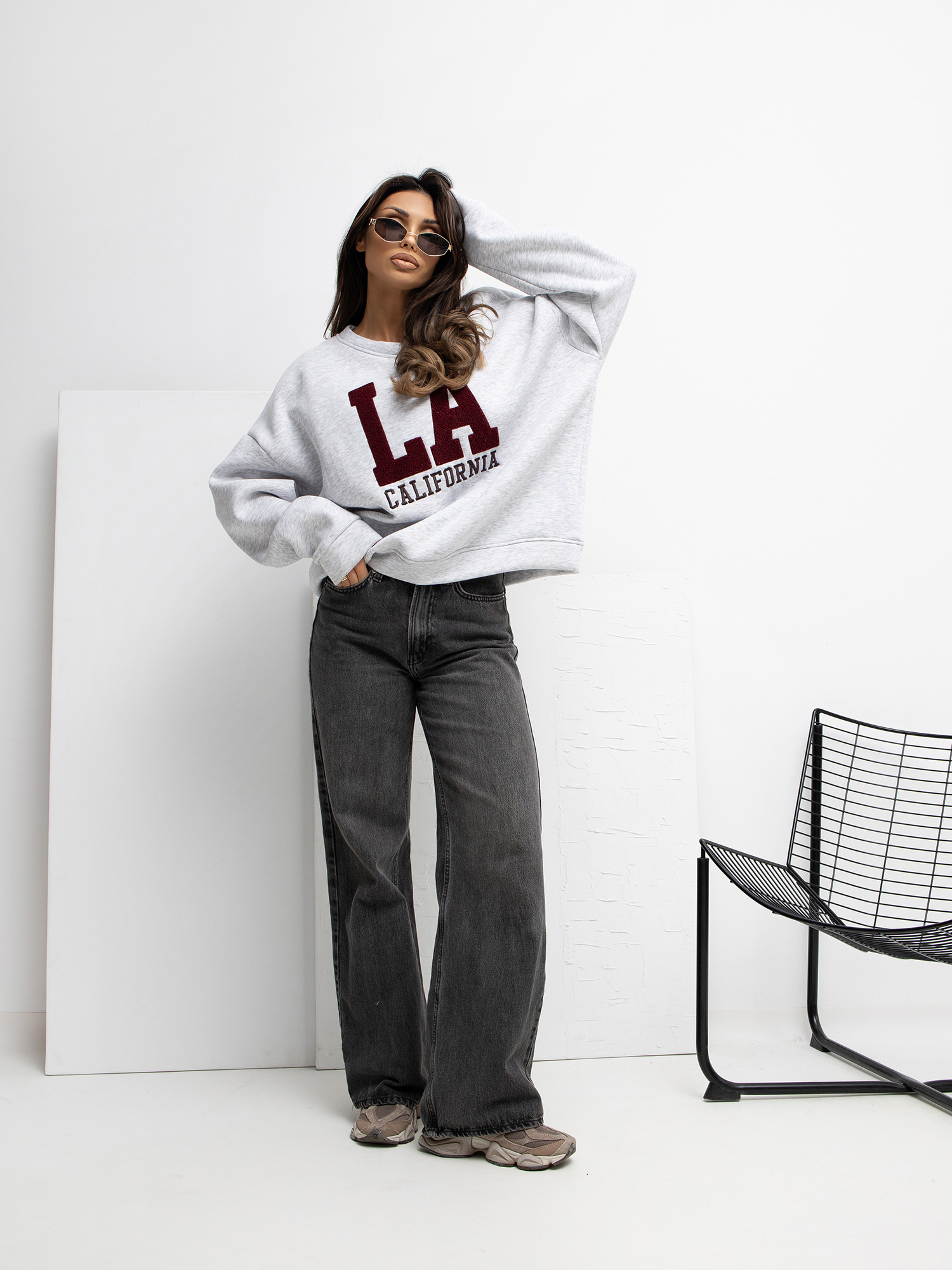 Bluza jasny szary