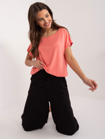 Hurt Czarne szerokie spodnie z materiału SUBLEVEL