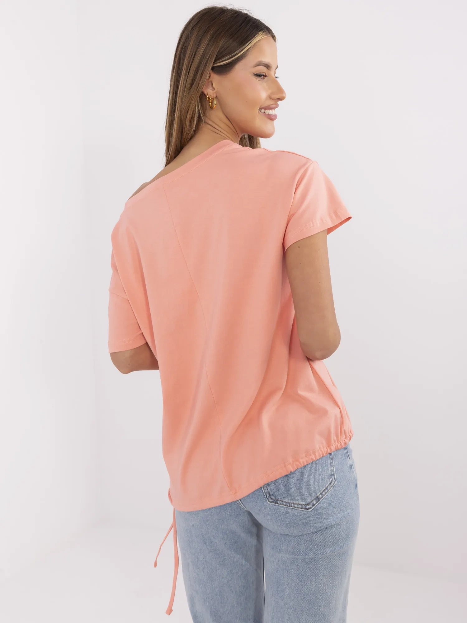 T-shirt koralowy