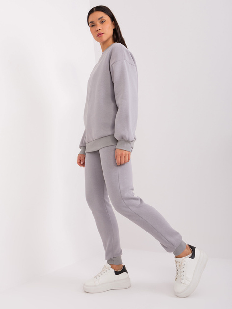 Hurtownia online Szary dresowy komplet basic