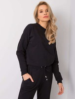 Črna bluza Casilda RUE PARIS.