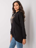 Czarna bluza kangurka Fallon