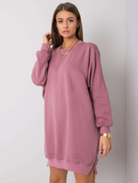 Wrzosowa sukienka Emille