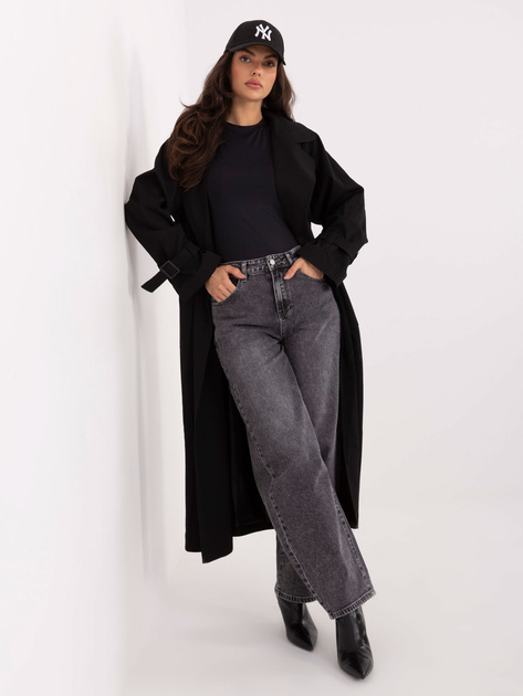 Czarna bluzka basic z krótkim rękawem SUBLEVEL