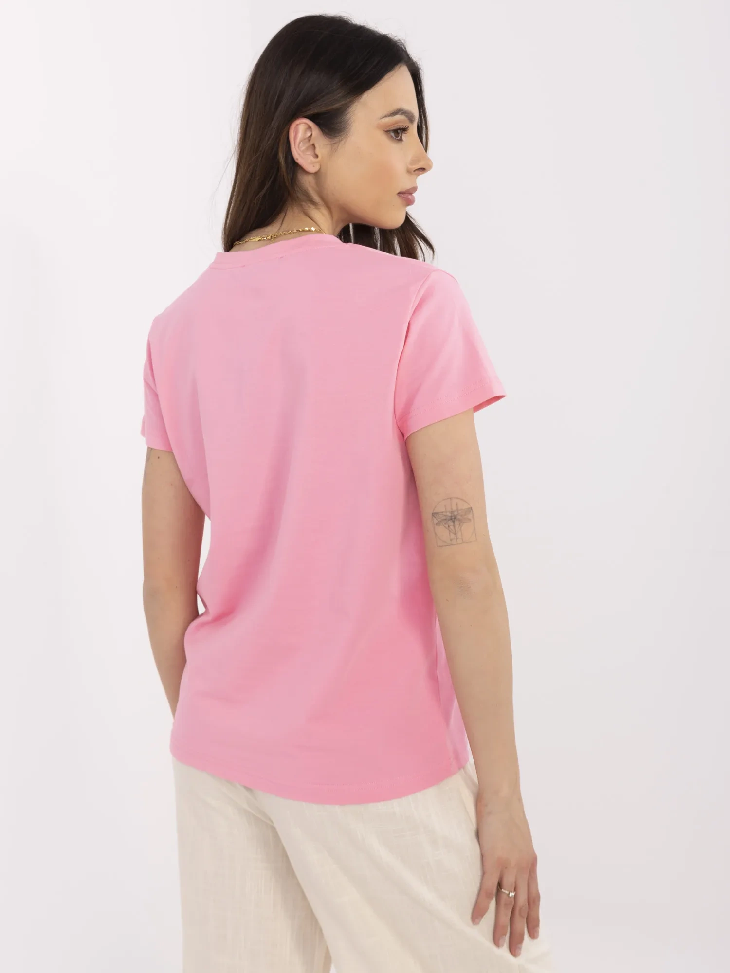 T-shirt różowy