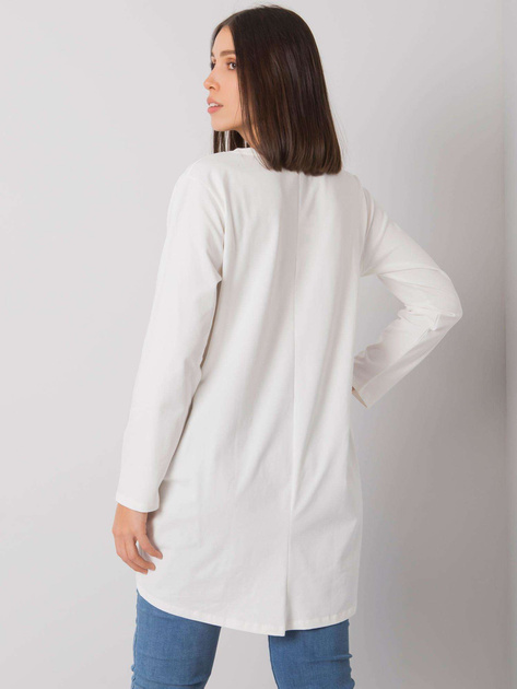 Ecru tunika plus size z napisem Kaylah