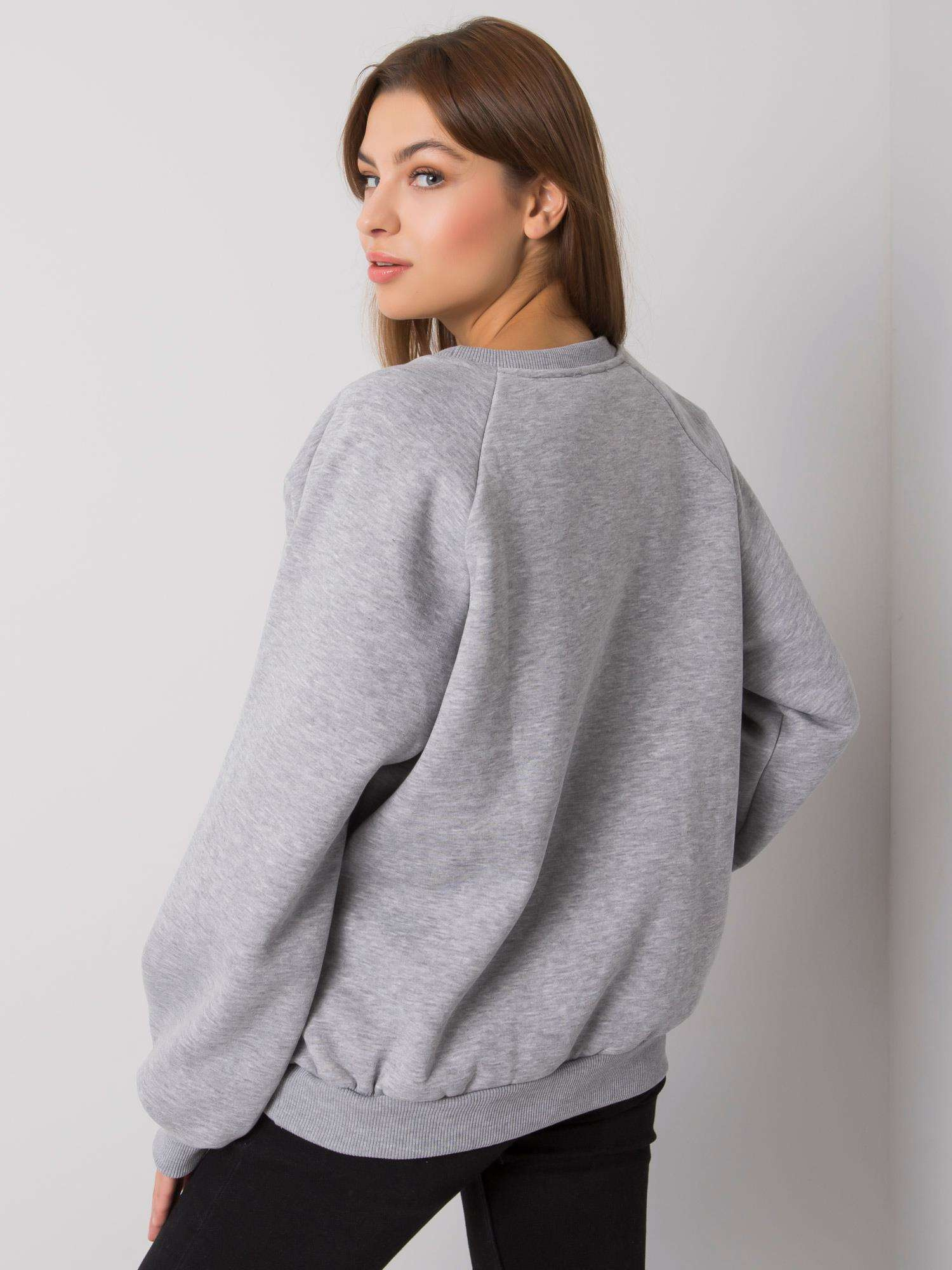 Jordy's grey hooded sweatshirt