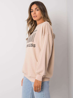 Beżowa bluza z nadrukiem Karis