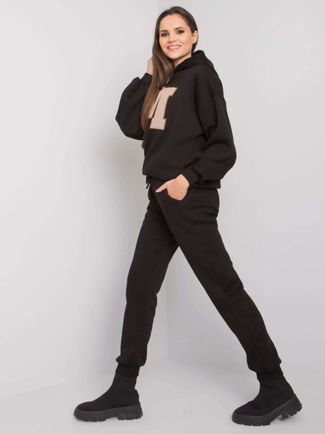 Czarny komplet dresowy damski Jaque