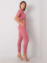 Różowy komplet casualowy Journi RUE PARIS