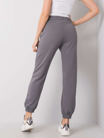 Ciemnoszare spodnie Agueda RUE PARIS