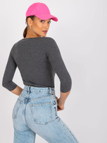 Ciemnoszara bluzka Mona