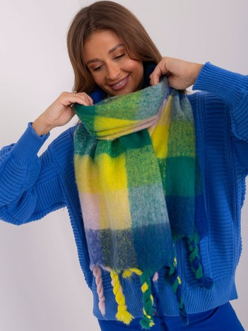 Wholesale Cobalt Yellow Warm Women's Scarf