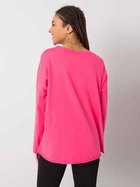 Różowa bluzka z długim rękawem Miriana