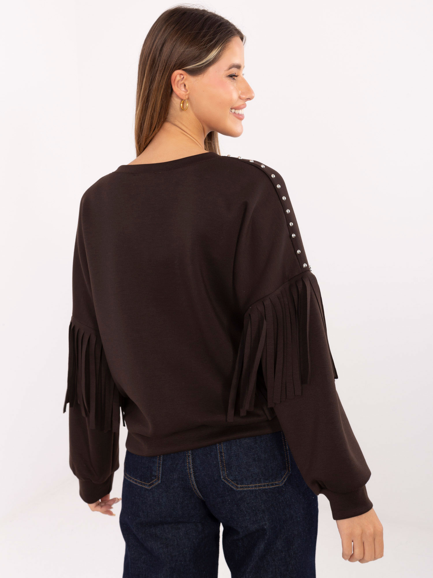 Bluza ciemny brązowy