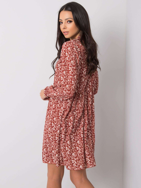 Czerwono-brązowa sukienka Beatriz SUBLEVEL