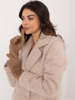 Hurtownia Camelowe dotykowe rękawiczki damskie