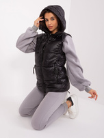 Hurt Czarna kamizelka puchowa z podszewką SUBLEVEL