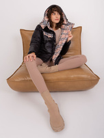 Hurt Czarna ocieplana kurtka zimowa