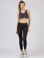 TOMMY LIFE Fioletowy top sportowy