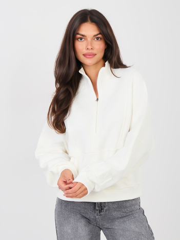 Ecru damska bluza bez kaptura NATURAL SIDE