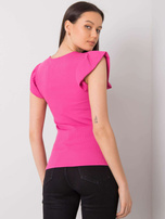 Różowa bluzka ze sznurowaniem Waverly