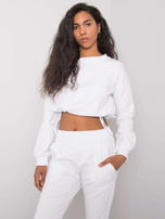 Biały komplet casualowy Laila RUE PARIS