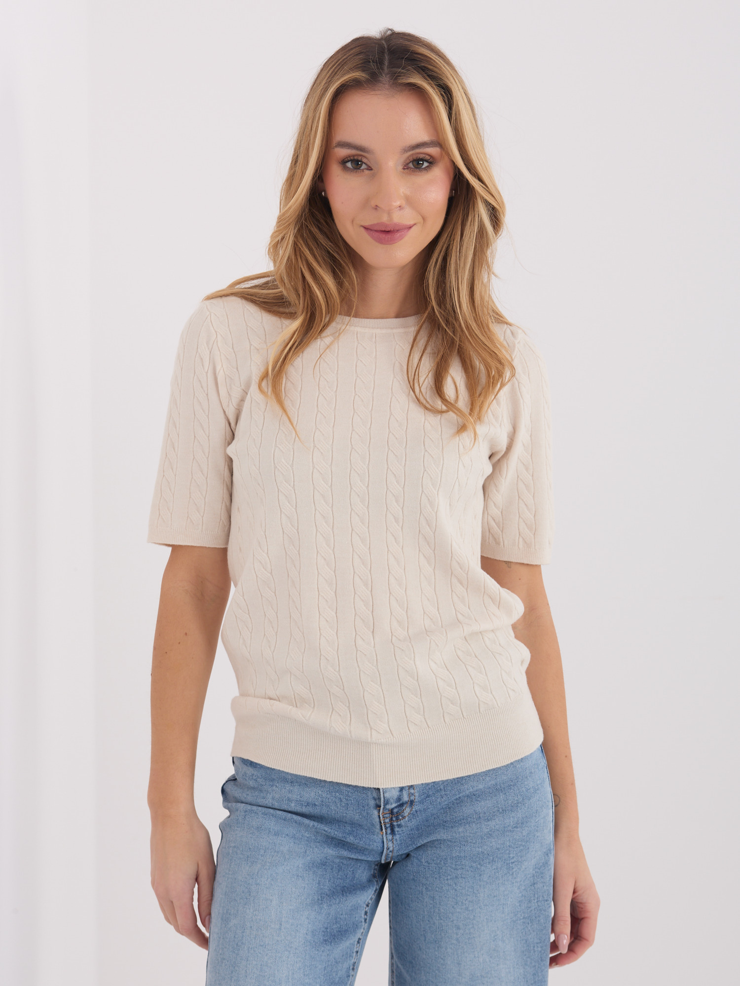 Sweter jasny beżowy