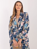 Ciemnoniebieska damska marynarka od garnituru RUE PARIS 