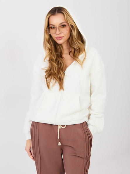 Ecru rozpinana bluza oversize NATURAL SIDE