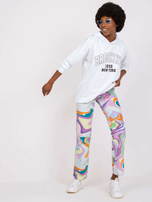 Biała damska bluza dresowa Roxane  