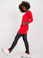 Czerwona bawełniana tunika basic z kieszeniami Canaria MAYFLIES