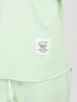 Jasnozielony komplet z miękkiego materiału RUE PARIS  