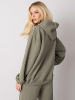 Jasna khaki bluza z pikowaniem Hanna RUE PARIS 