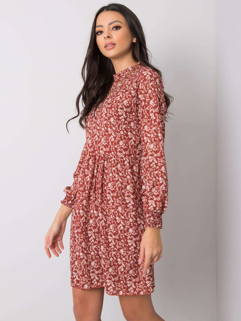 Czerwono-brązowa sukienka Beatriz SUBLEVEL