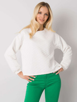 Ecru bluza pikowana bez kaptura Kerstine