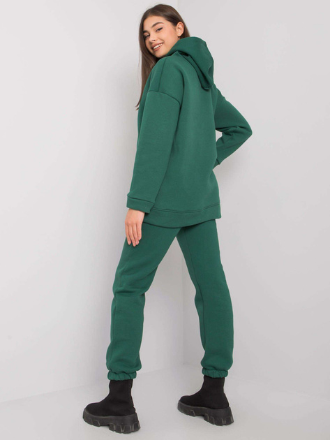 Ciemnozielony dwuczęściowy komplet dresowy Dillona