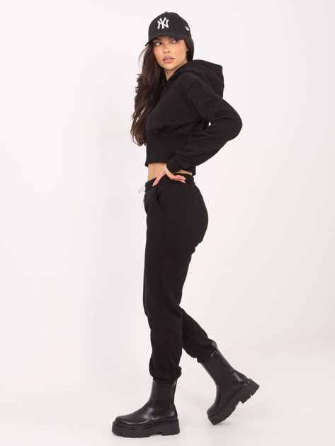 Czarny komplet dresowy ze spodniami Ambretta