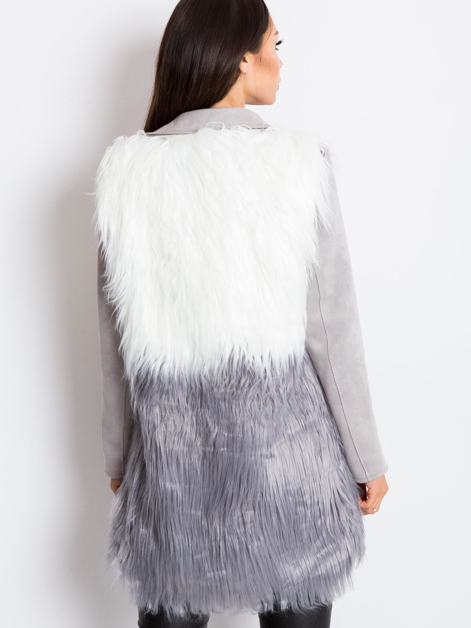 White and grey Lexie vest