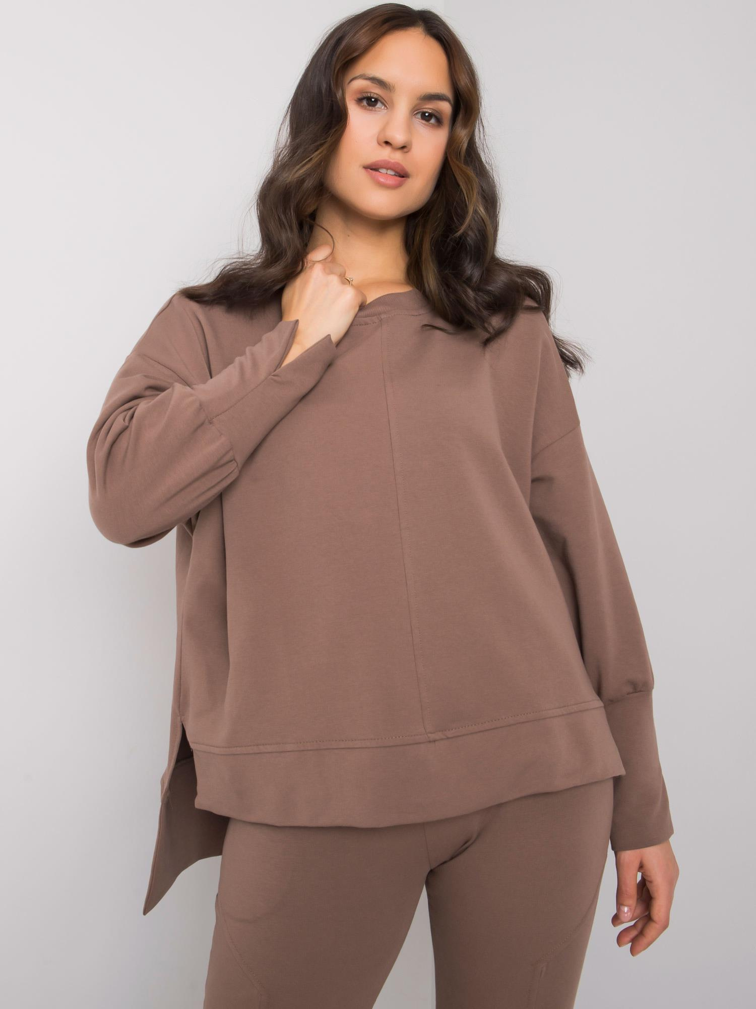 Braunes zweiteiliges Damen-Set Shanisse RUE PARIS.