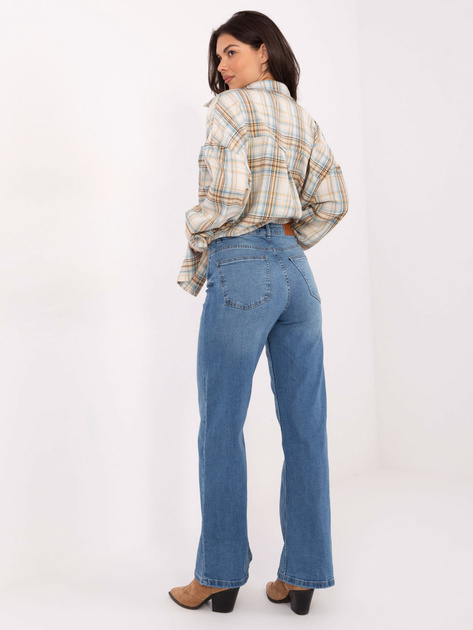 Niebieskie jeansowe spodnie straight leg SUBLEVEL