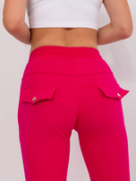 Hurt Fuksjowe damskie spodnie dresowe z wiązaniem