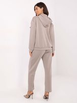 Fango casualowy komplet z pikowaną bluzą