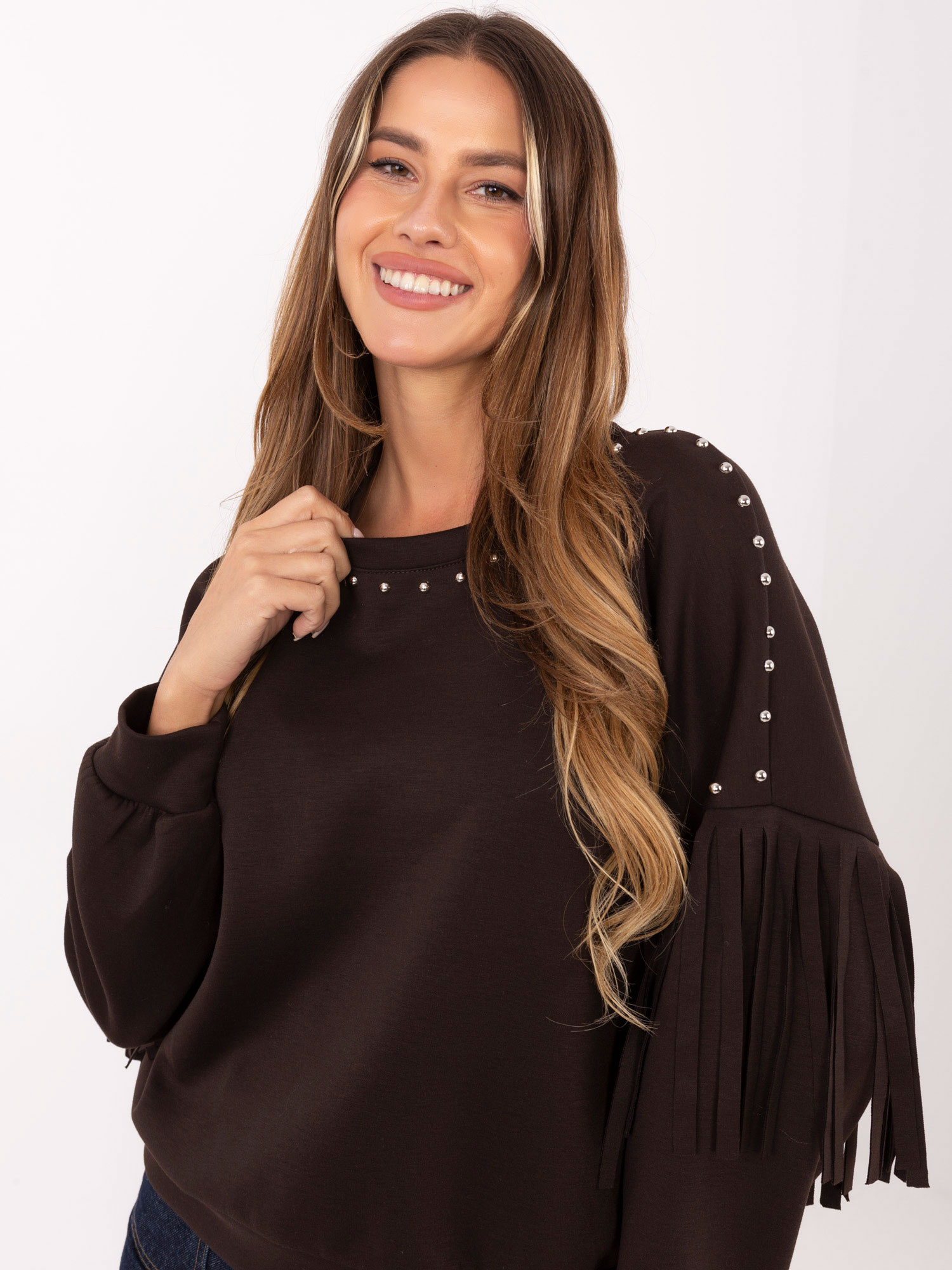 Bluza ciemny brązowy