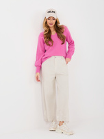 Fango jeansowe spodnie z gumką z tyłu  RUE PARIS 