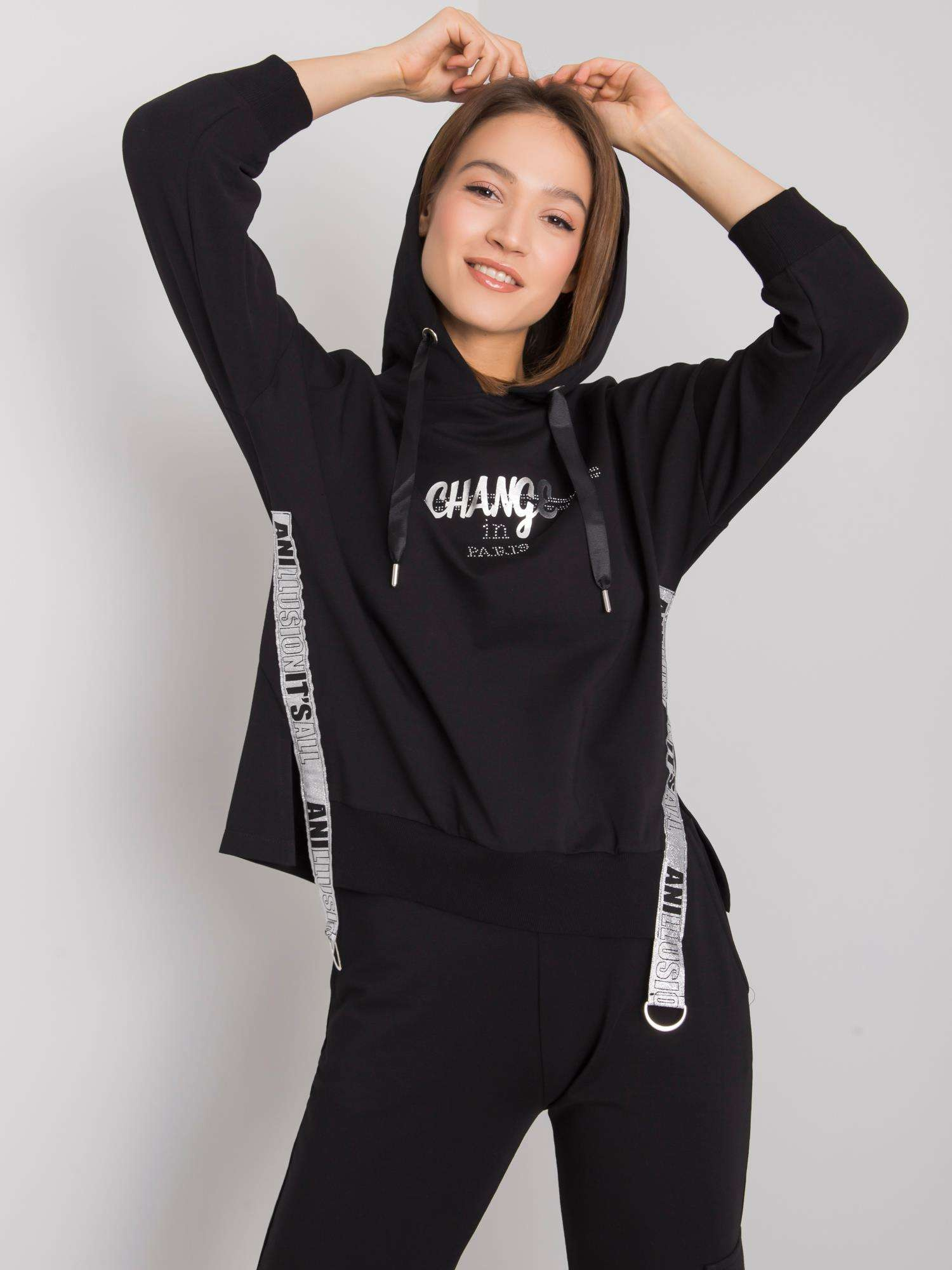 Czarny komplet Clarette